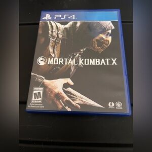 Mortal Kombat‎ X - Sony PlayStation 4 (Rated M for Mature) Complete with Manual